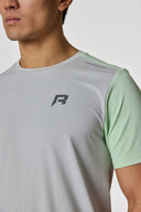 Flight T-Shirt - Grey / Vivid Green