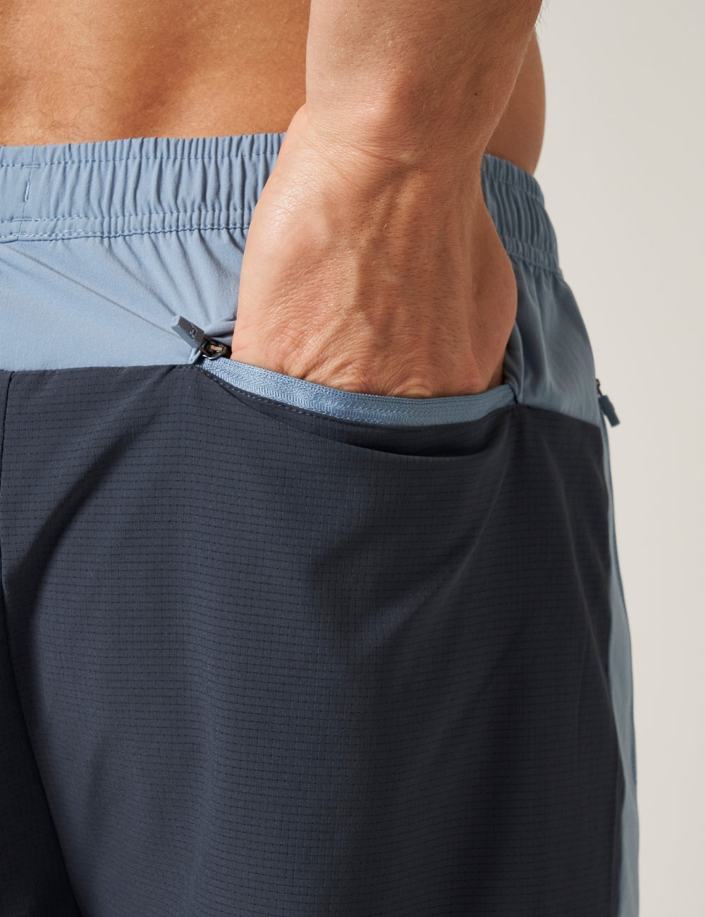 CLIMA SHORTS - DUSTY BLUE / INK BLUE-3
