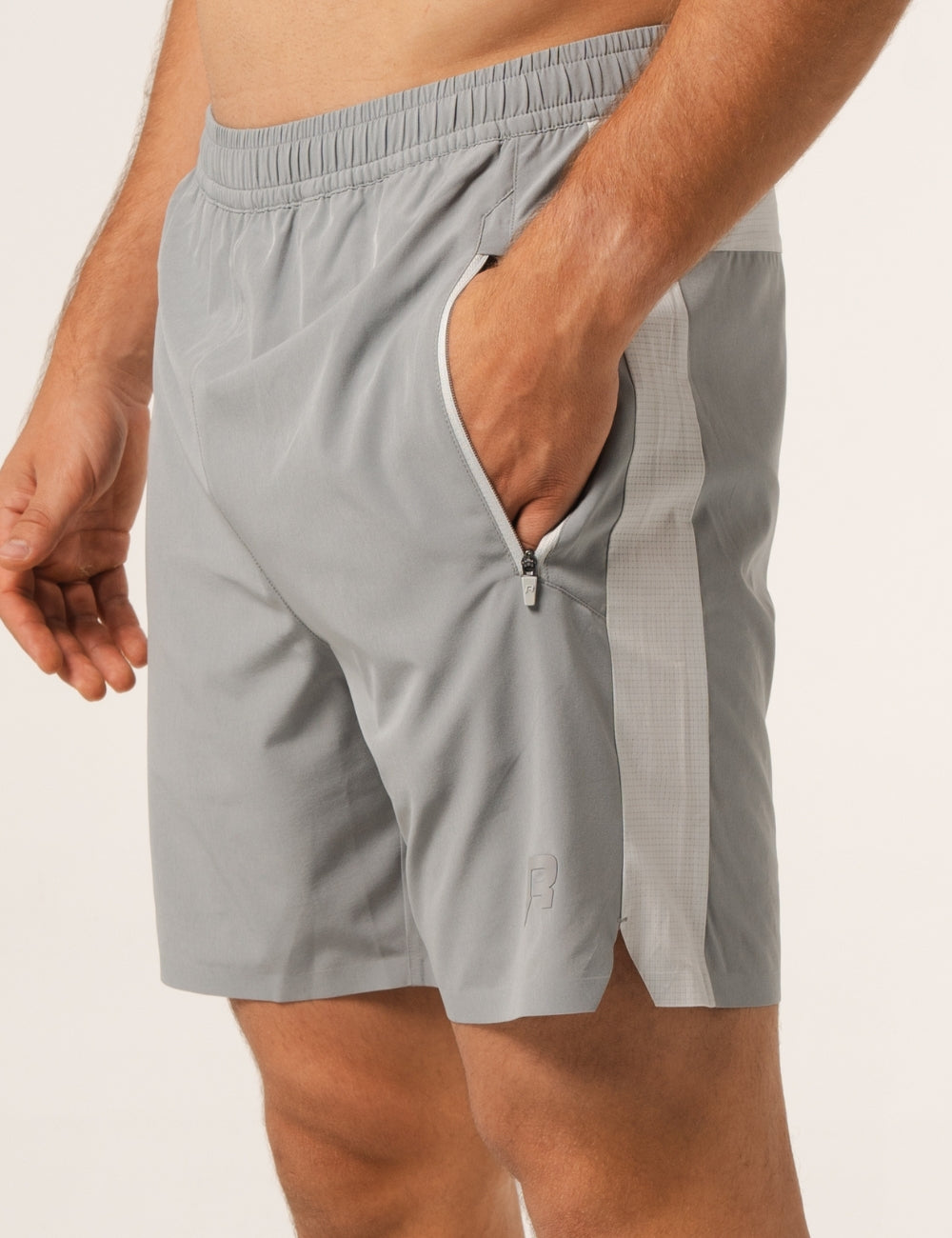 NOVA SHORTS - LIGHT GREY / MARBLE-3