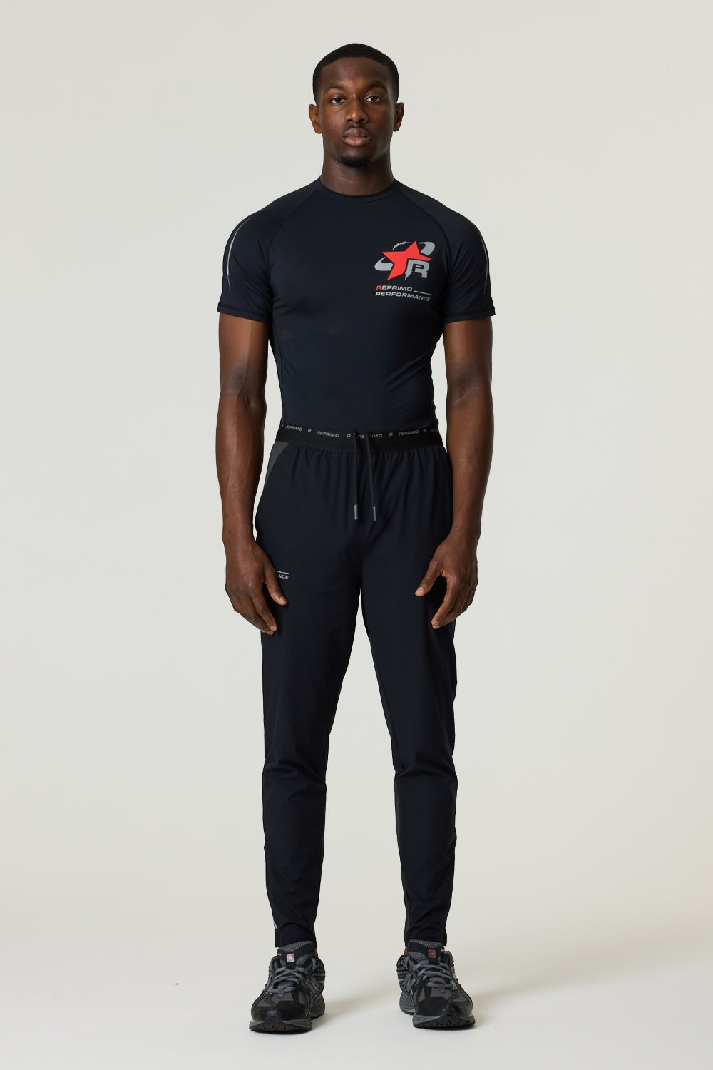 RP Base-Layer T-Shirt - Black / Red-3