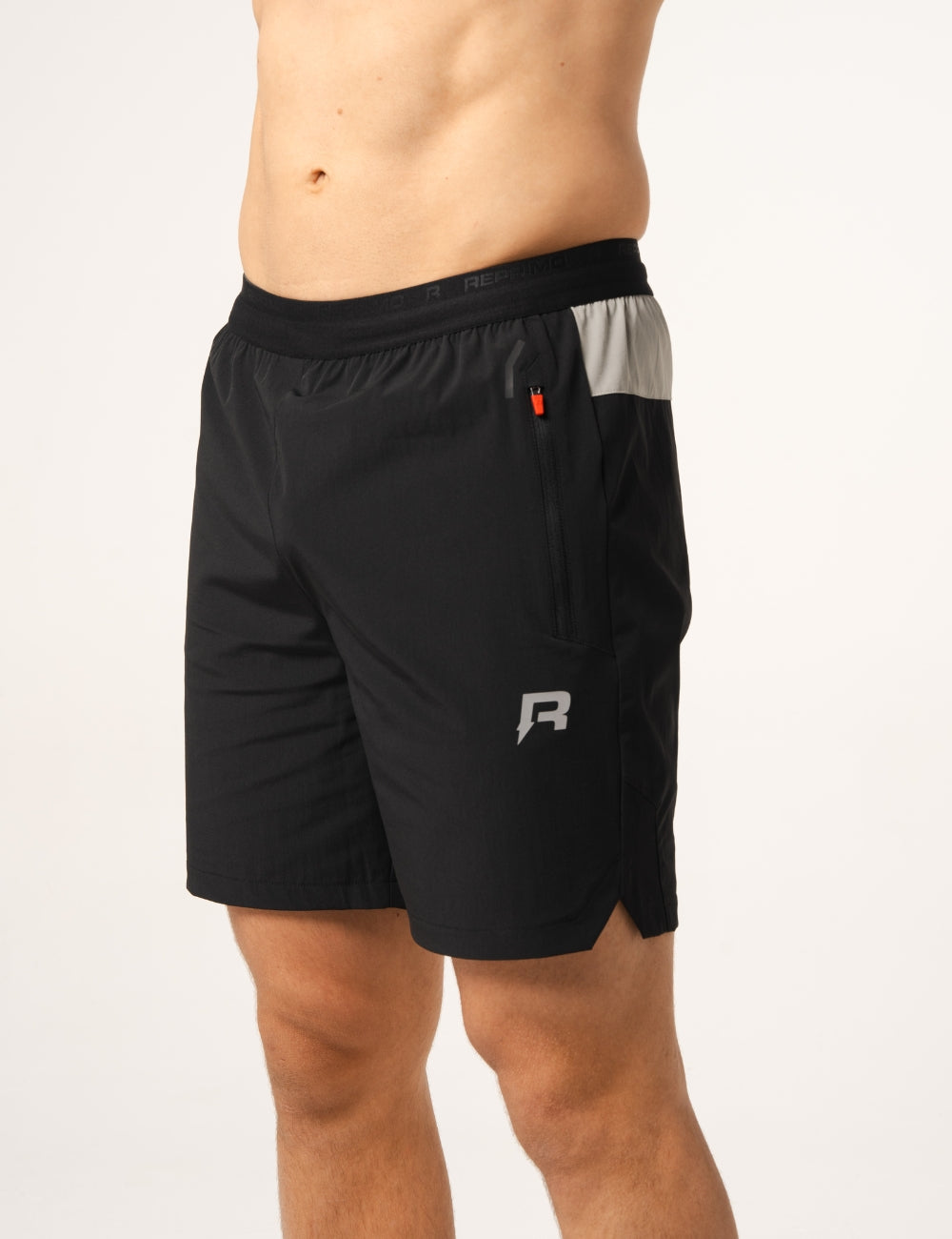 XCELERATE SHORTS - BLACK / GREYLIGHT-3