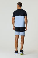 Flight T-Shirt - Black / Dusky Sky