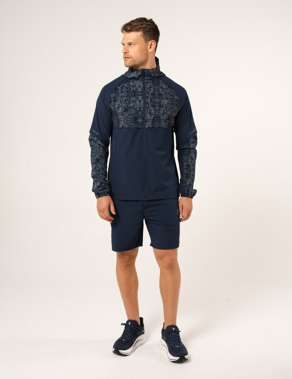 SHIBORI WINDBREAKER - NAVY-4
