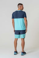 Flight T-Shirt - Cyan / Navy