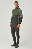 VORTEX WINDBREAKER - OLIVE / DARK GREY