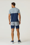 Flight T-Shirt - Grey / Navy