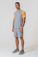 Flight Shorts - Orange / Grey