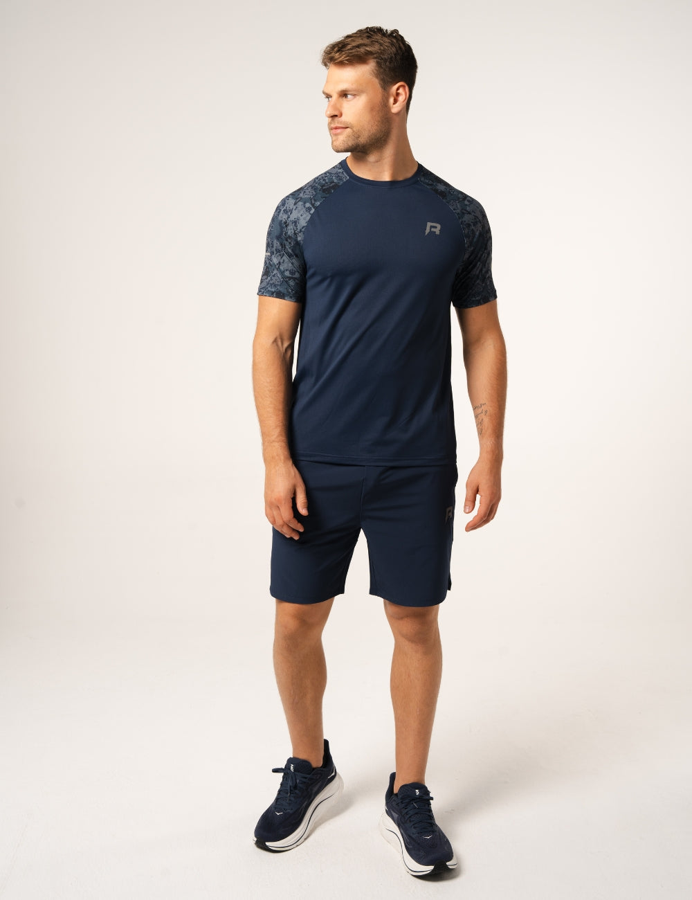 SHIBORI T-SHIRT - NAVY-4