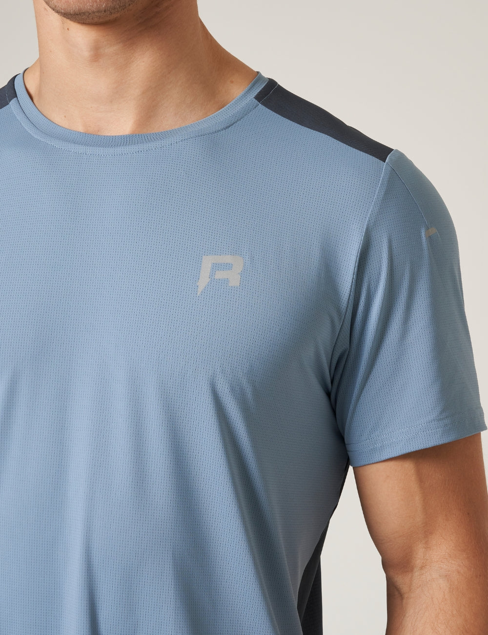 CLIMA T-SHIRT - DUSTY BLUE / INK BLUE-4