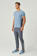 VORTEX T-SHIRT - DUSKY BLUE / TURBULENCE