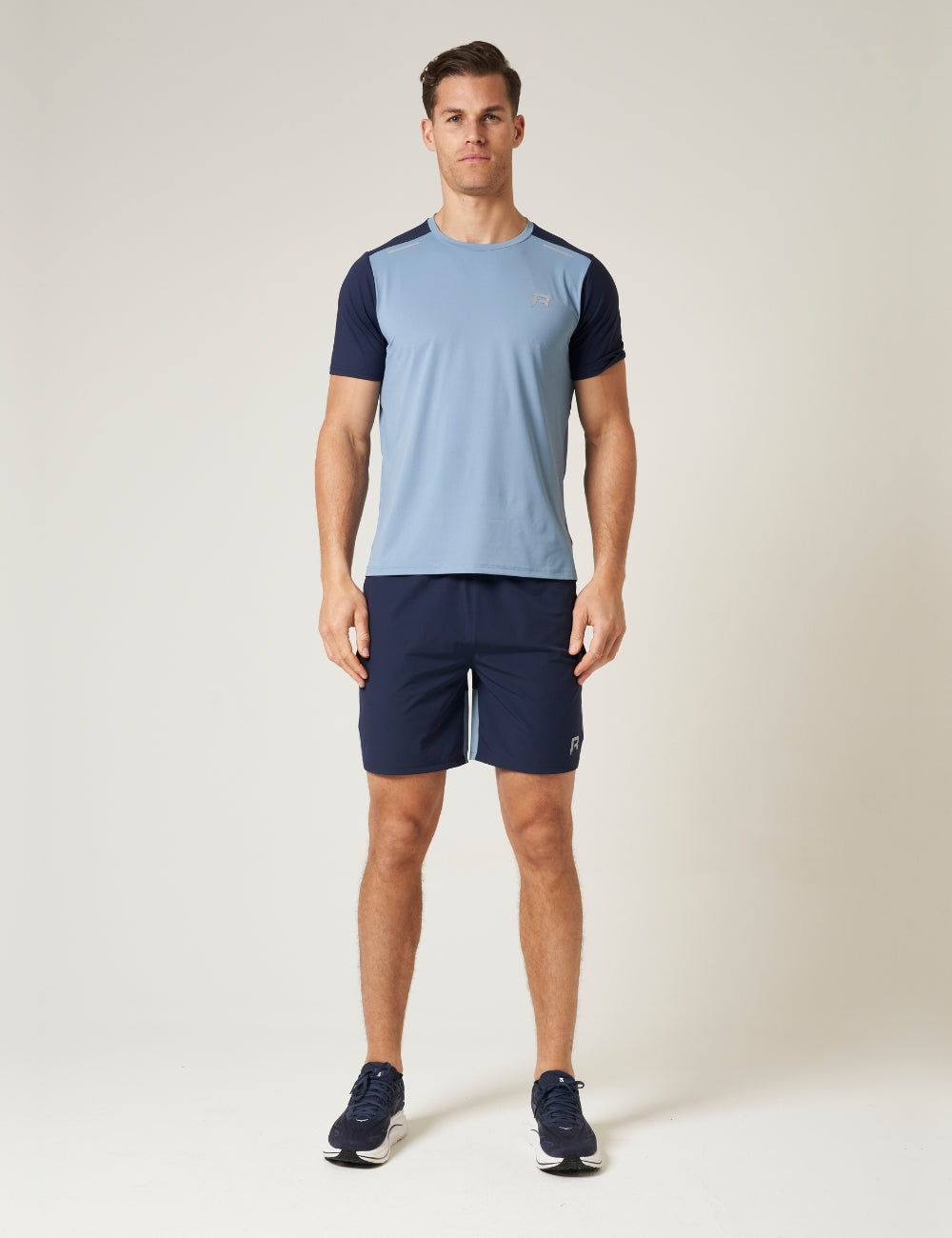 FLIGHT SHORTS - DUSTY BLUE / NAVY-4