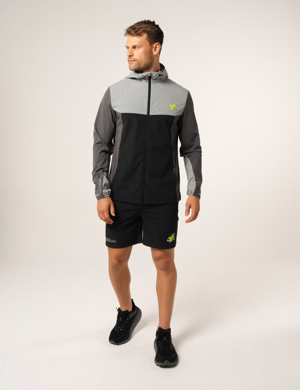 RP FLIGHT SHORT - BLACK / NEON-4