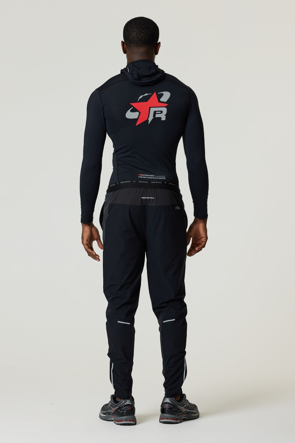 RP Base-Layer Balaclava Hoodie - Black / Red-4