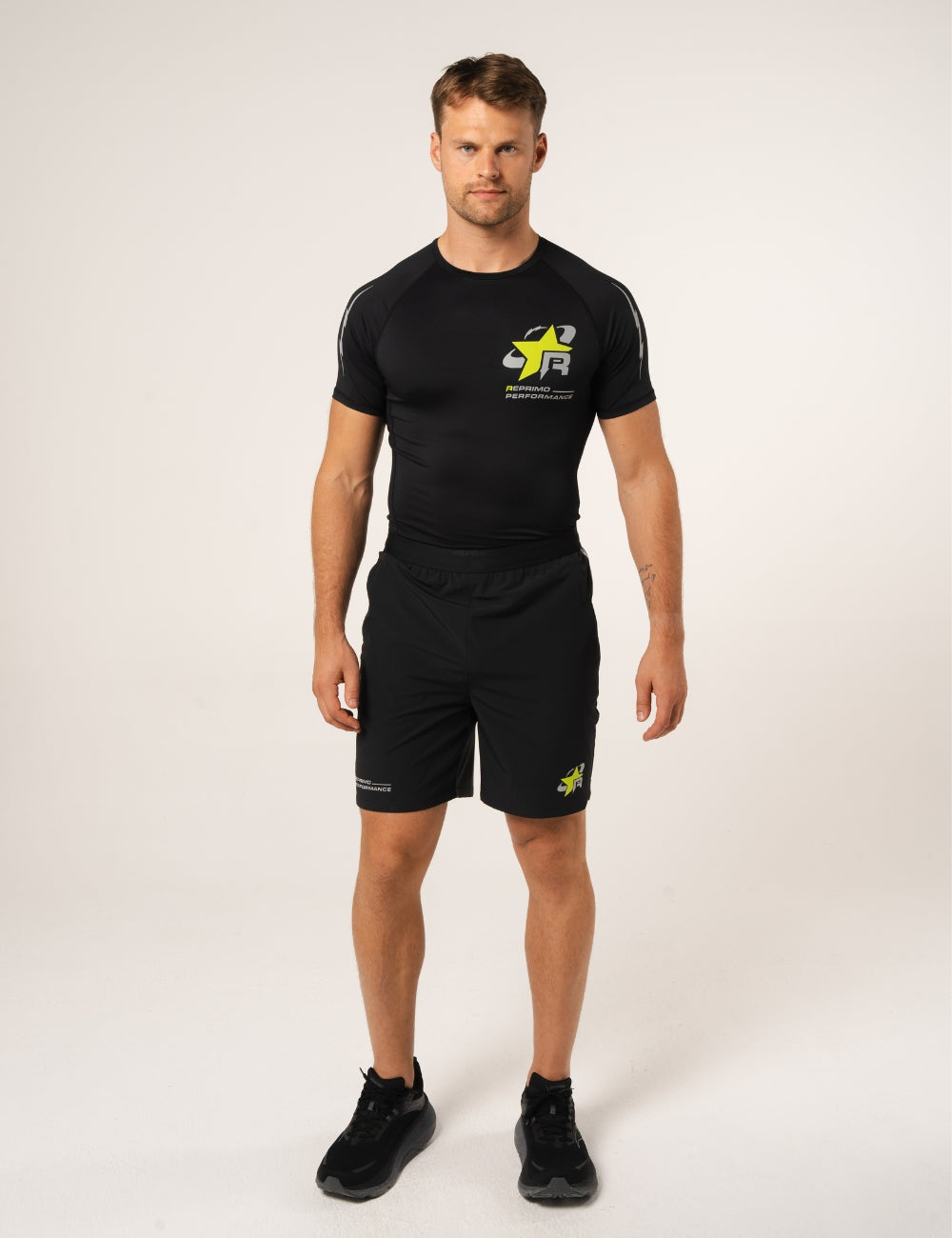 RP BASE LAYER T-SHIRT - BLACK / NEON-4
