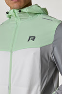 Flight Windbreaker - Grey / Vivid Green