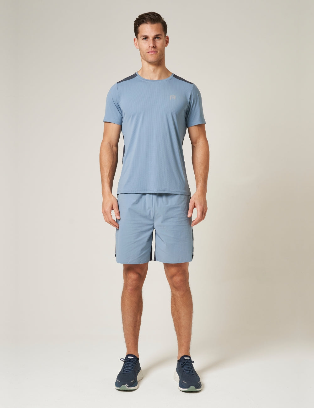 CLIMA T-SHIRT - DUSTY BLUE / INK BLUE-5