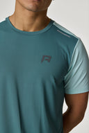 Flight T-Shirt - Forest Green / Mint