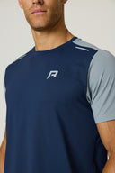 Flight T-Shirt - Grey / Navy