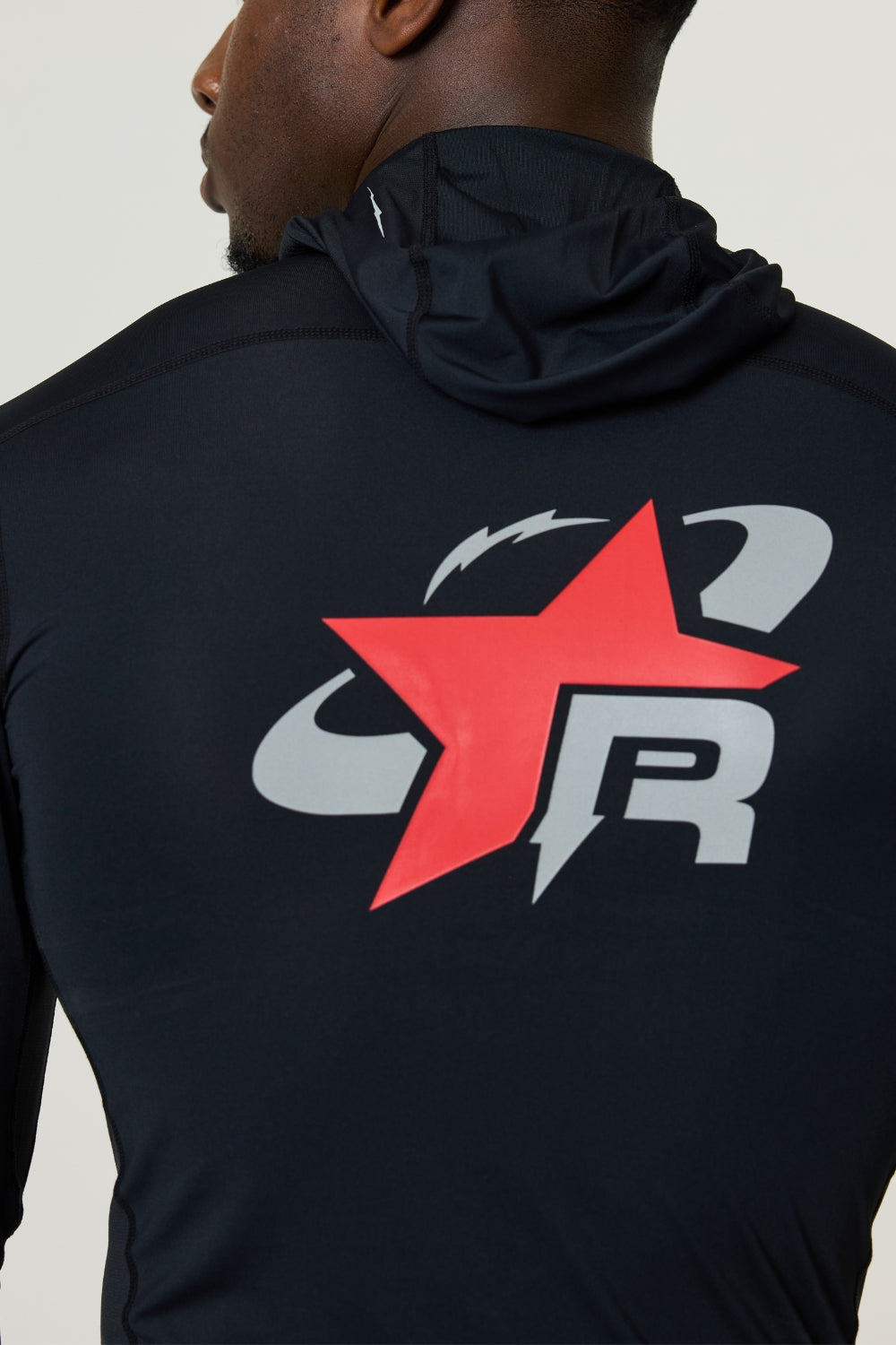 RP Base-Layer Balaclava Hoodie - Black / Red-6