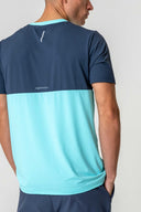 Flight T-Shirt - Cyan / Navy