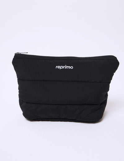 LUMA QUILTED POUCH - BLACK