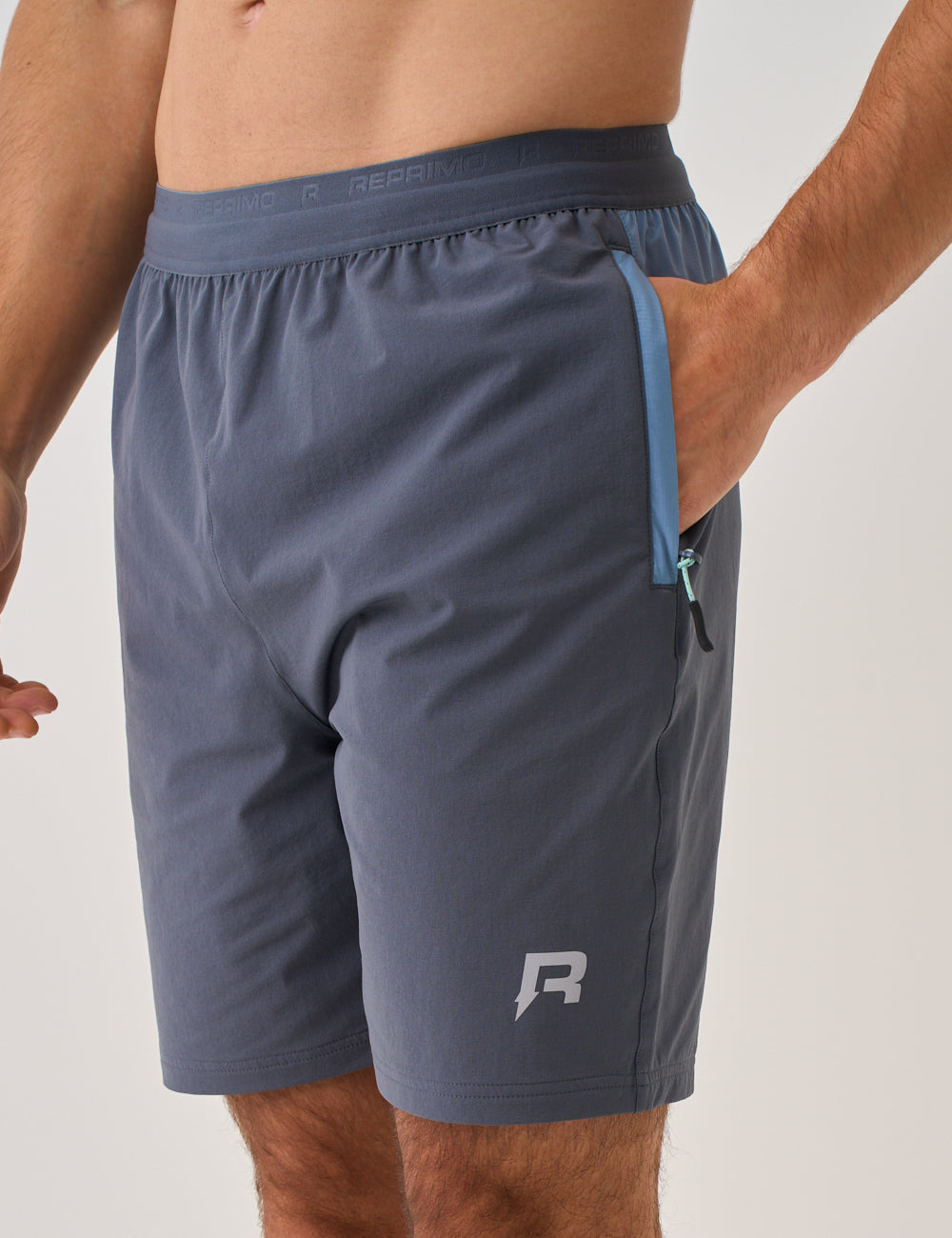 SUMMIT SHORT - DUSTY BLUE / TURBULENCE-4