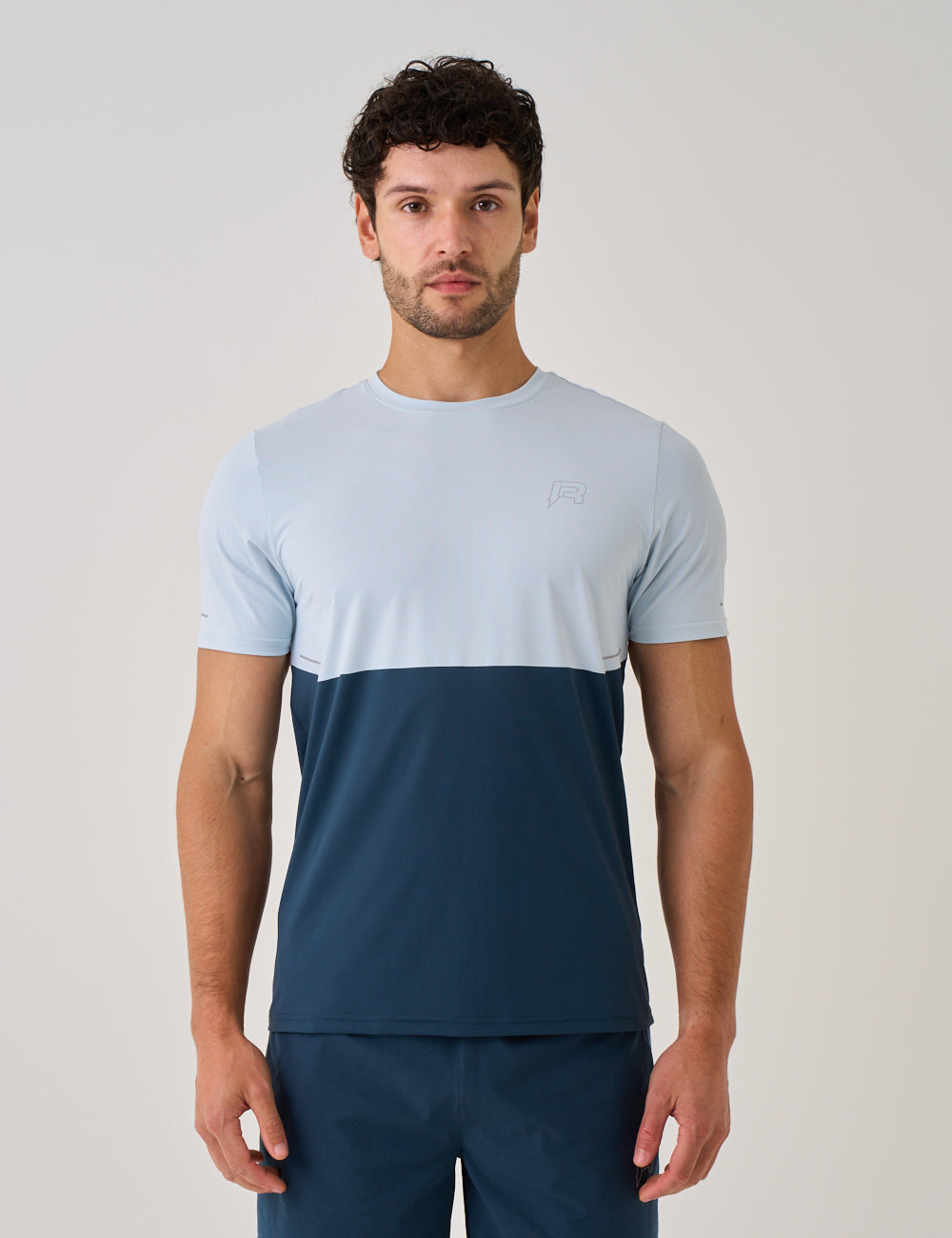 IMPACT T-SHIRT - SKY BLUE/ MARINE