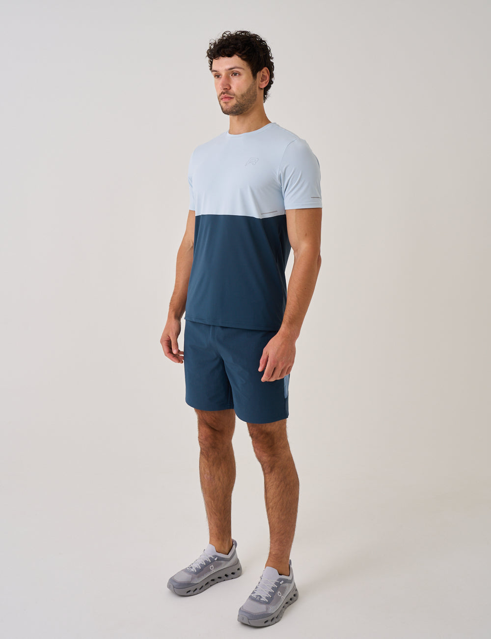 IMPACT SHORT - SKY BLUE/ MARINE-6