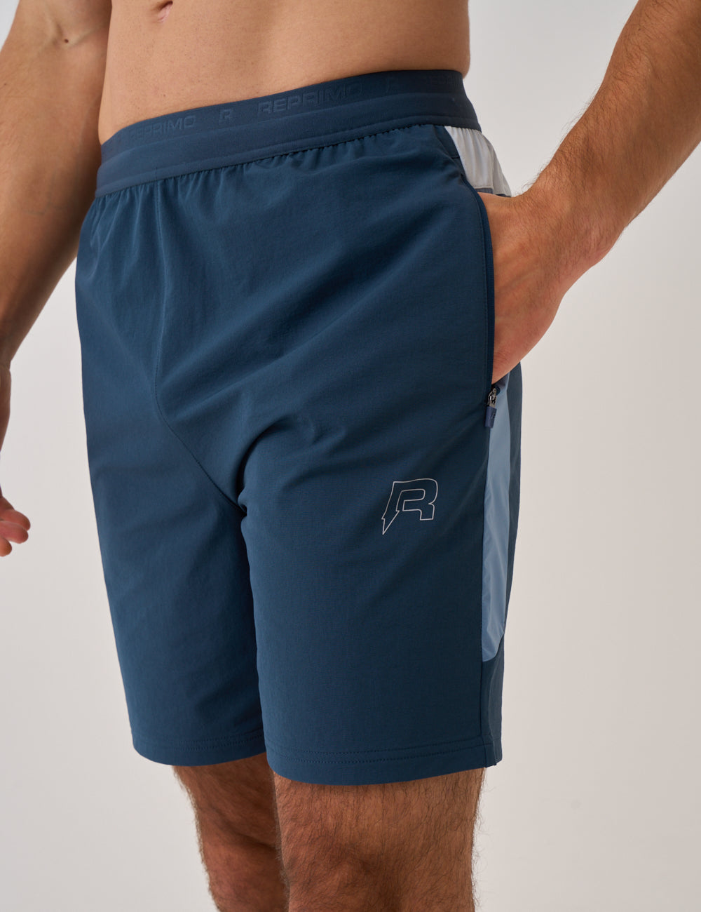 IMPACT SHORT - SKY BLUE/ MARINE-4