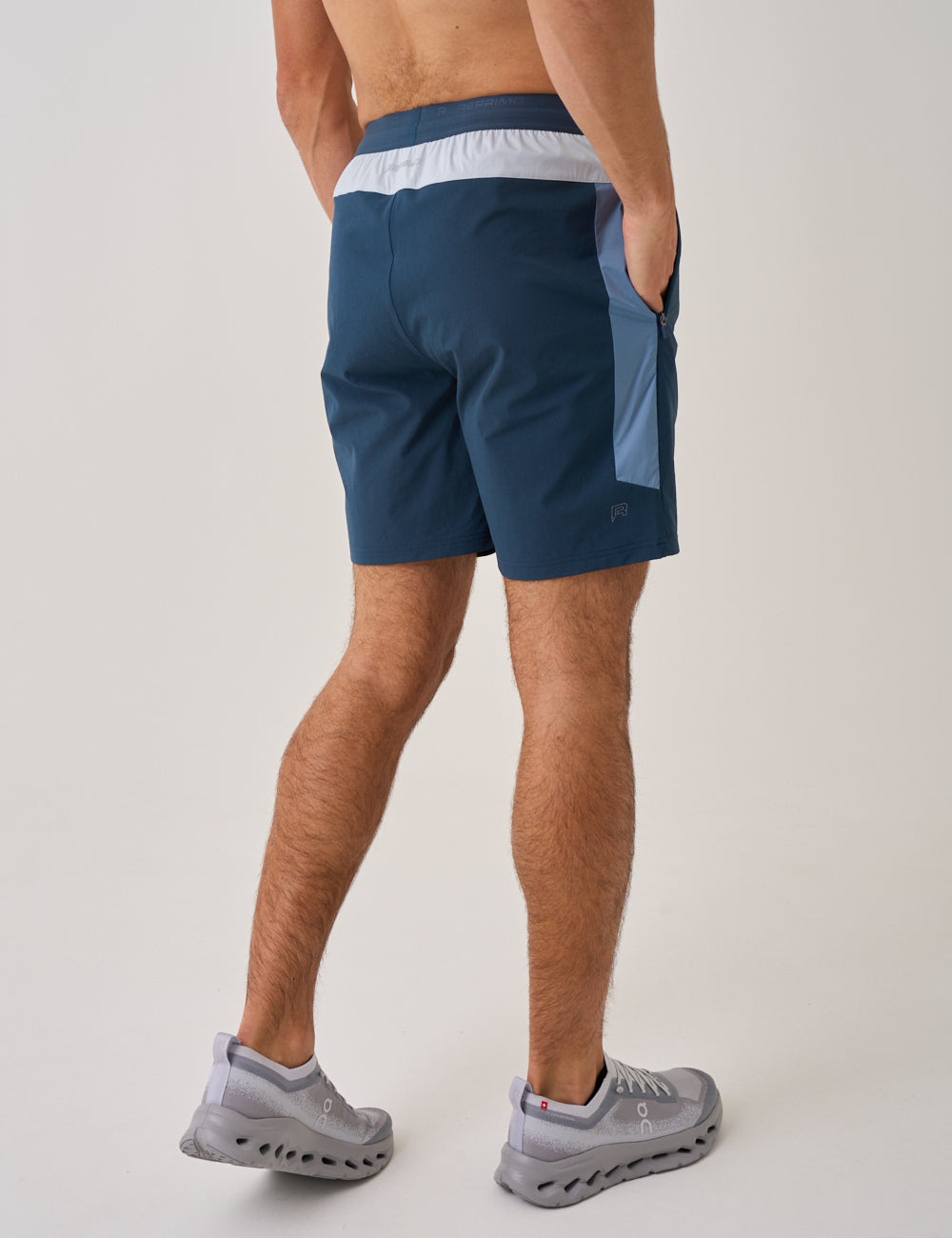 IMPACT SHORT - SKY BLUE/ MARINE-3