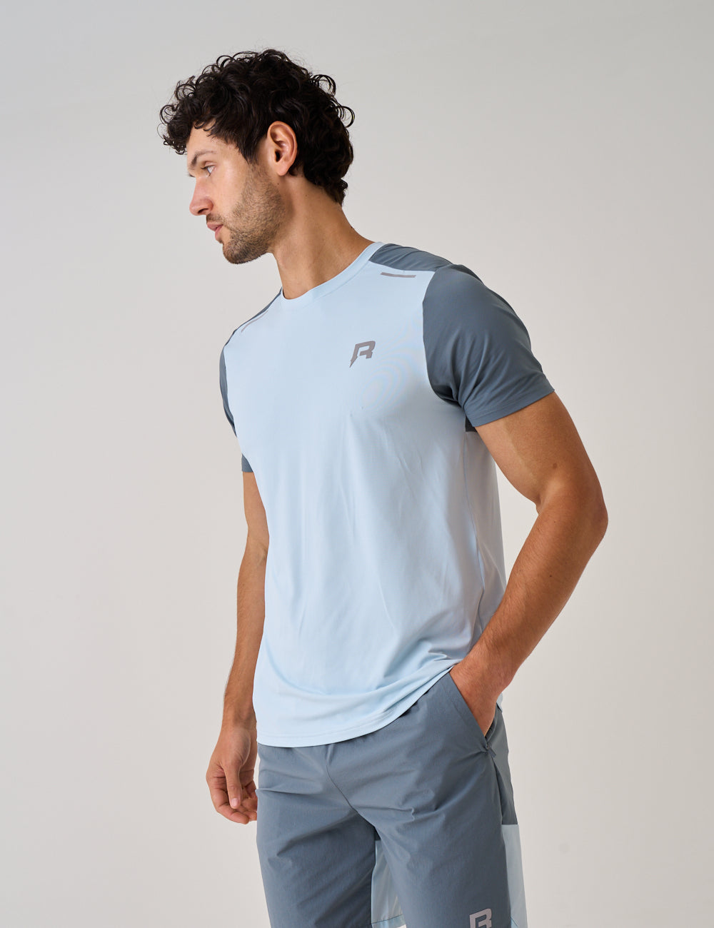 FLIGHT T-SHIRT - SKY BLUE / BLUE STEEL-4