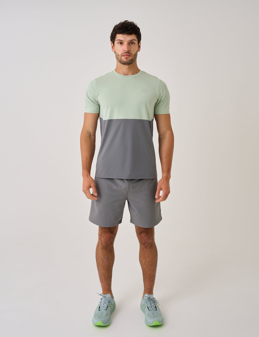 IMPACT T-SHIRT - MINT / DARK SAGE-5
