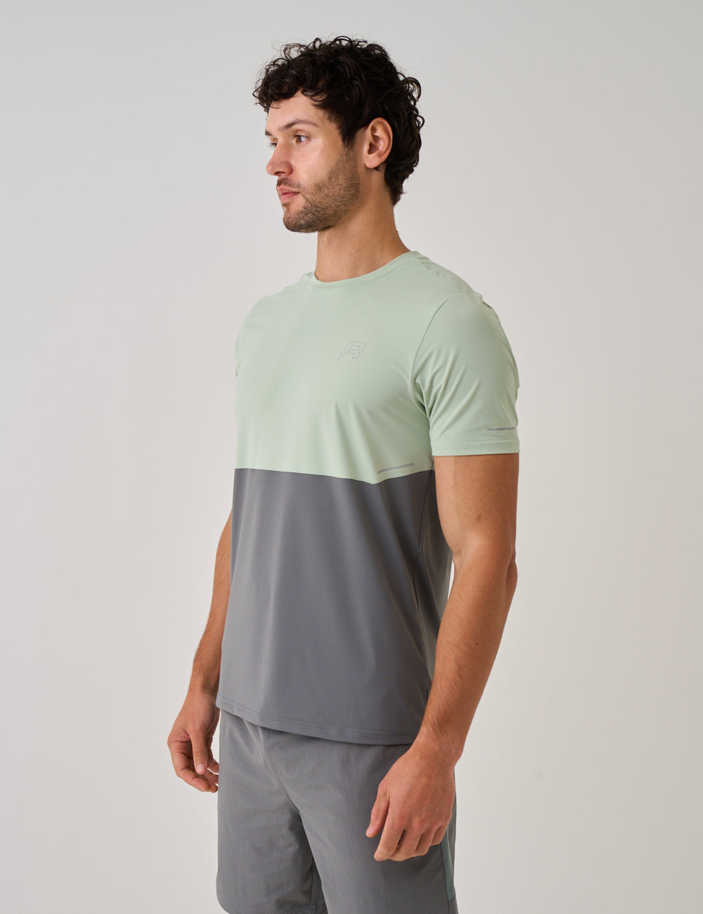 IMPACT T-SHIRT - MINT / DARK SAGE