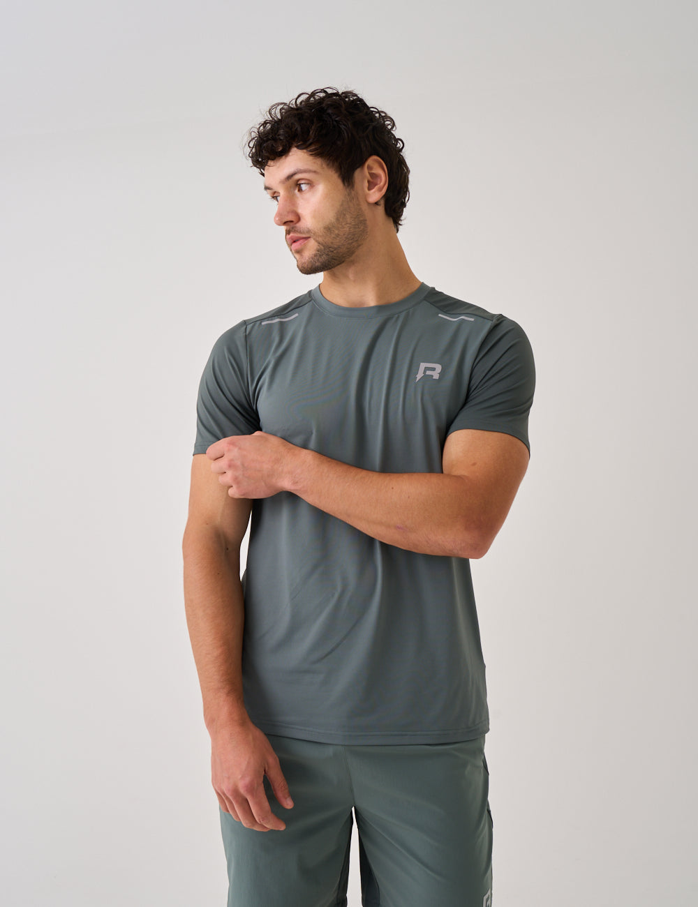 FLIGHT T-SHIRT - DARK MOSS / URBAN FERN-4