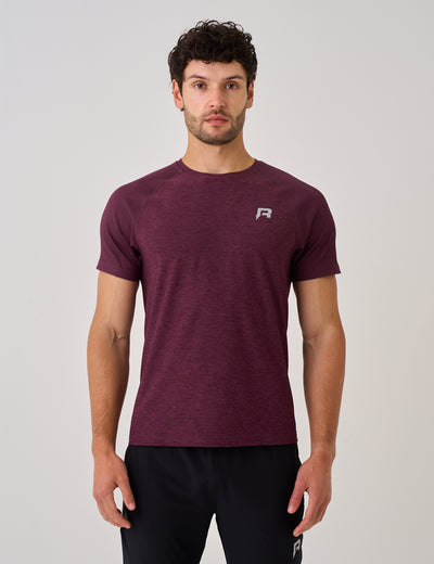 RISE T-SHIRT - BURGUNDY