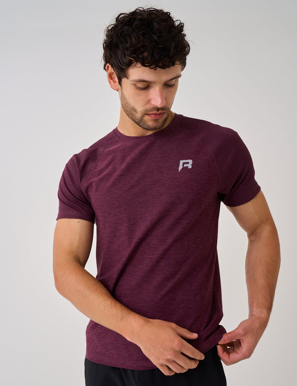 RISE T-SHIRT - BURGUNDY-4