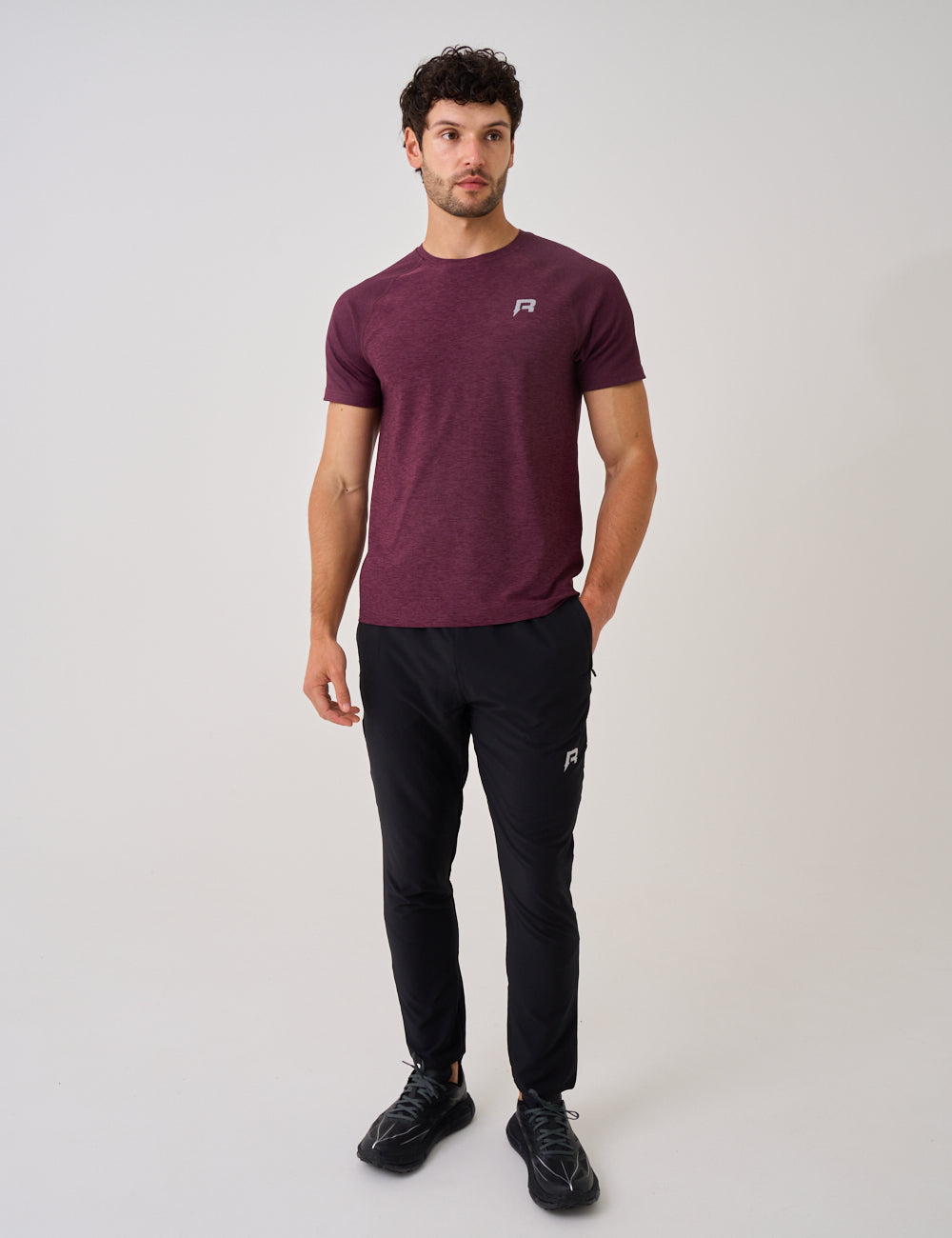 RISE T-SHIRT - BURGUNDY-6