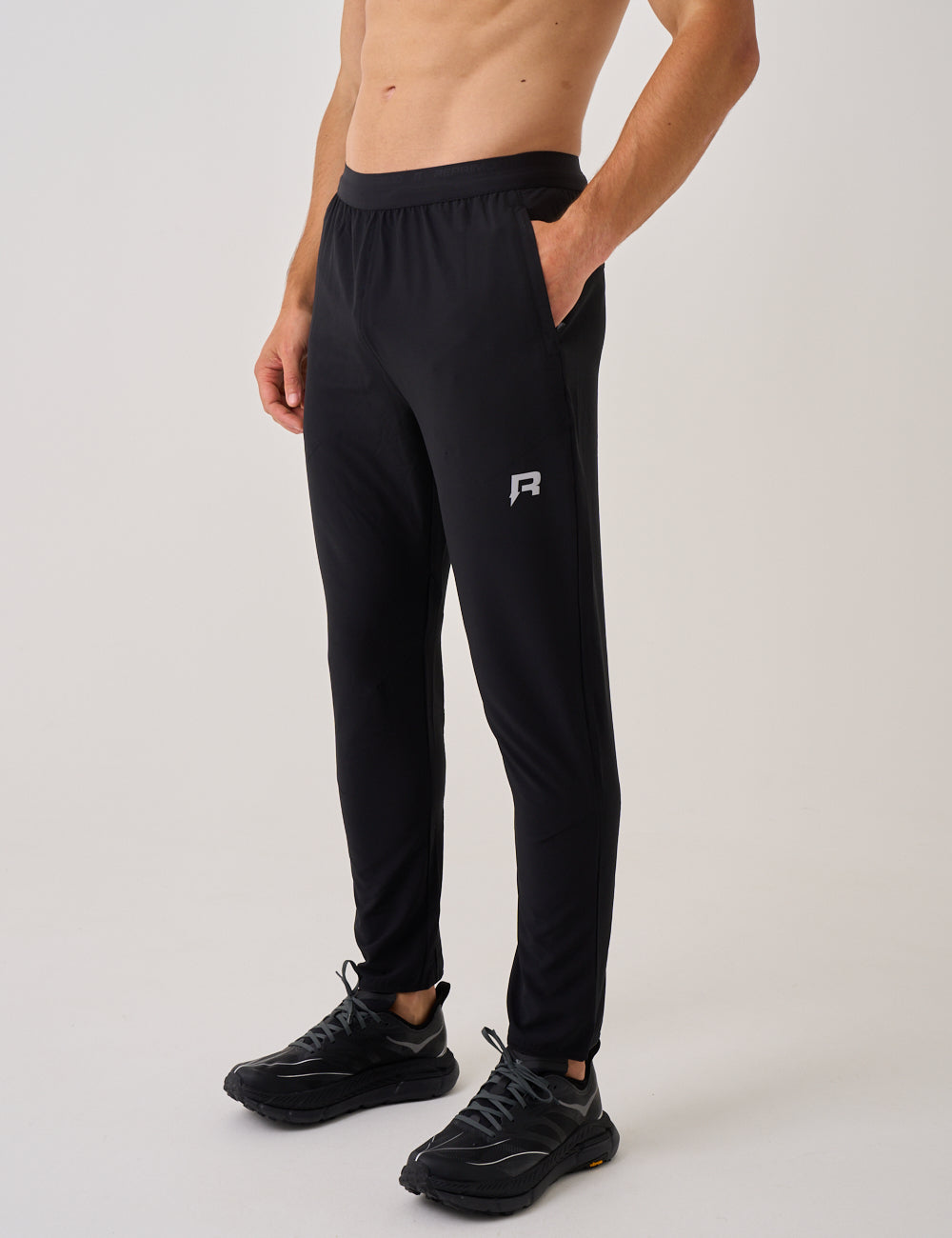 RISE TRACK PANT - BLACK-5