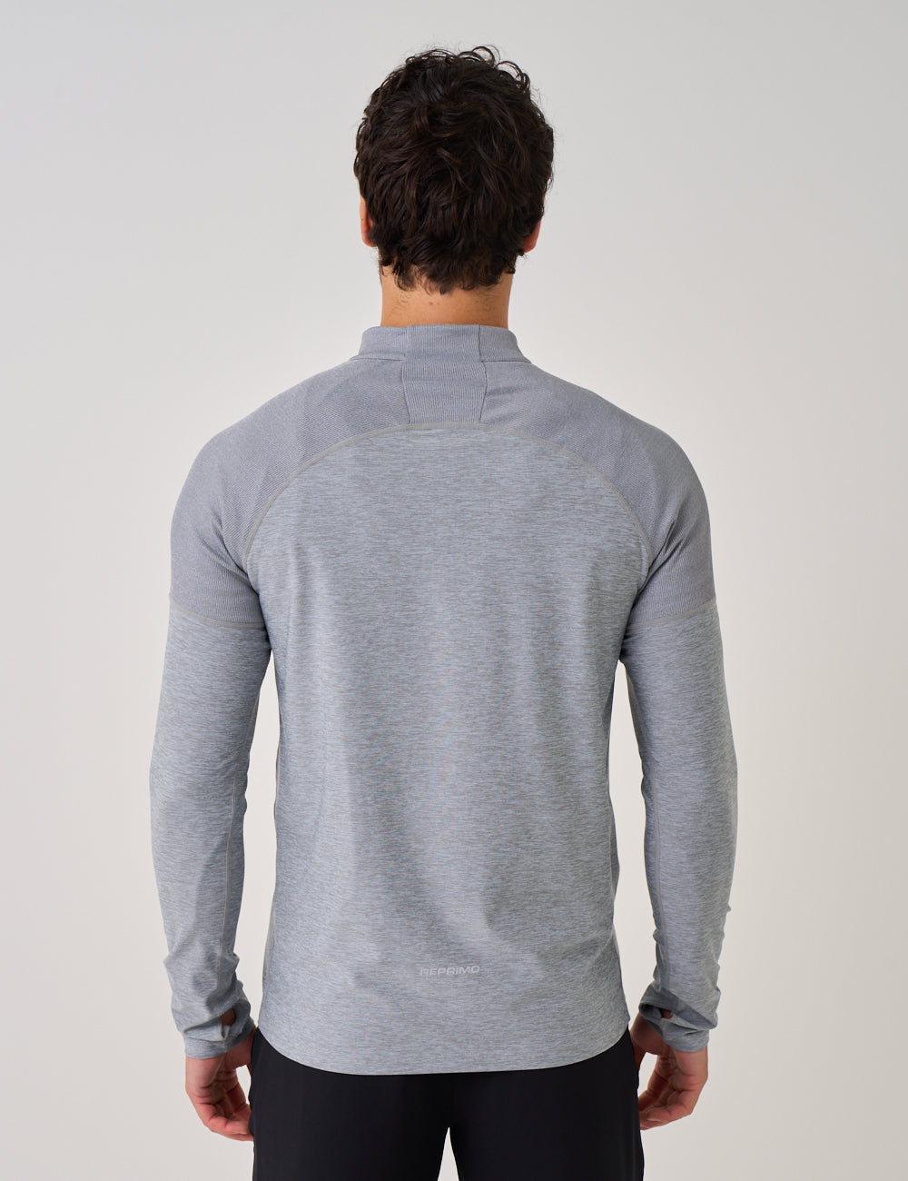RISE HALF ZIP - MARBLE-4