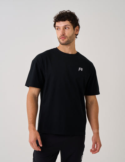 COLLECTIVE OVER SIZED T-SHIRT - BLACK