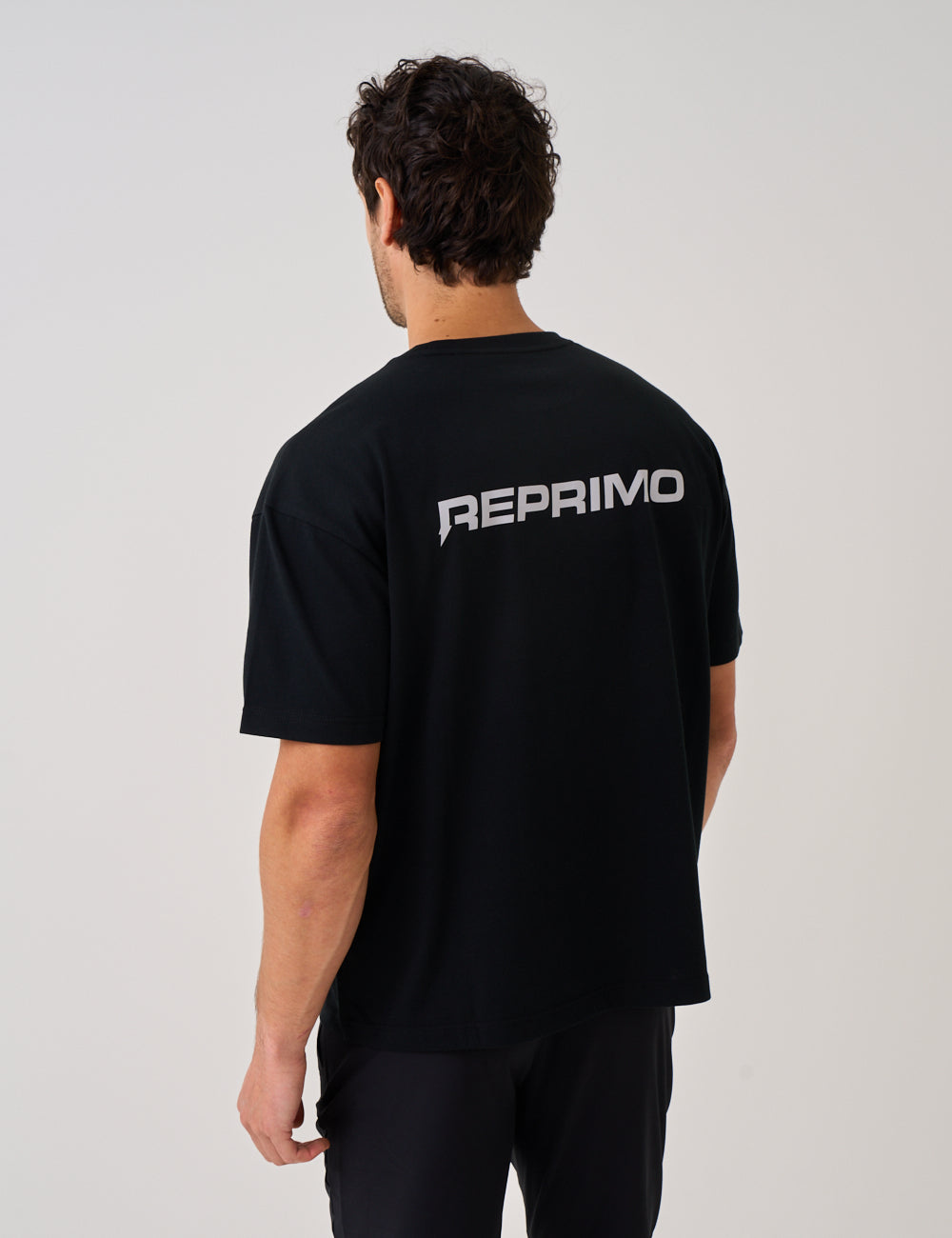 COLLECTIVE OVER SIZED T-SHIRT - BLACK