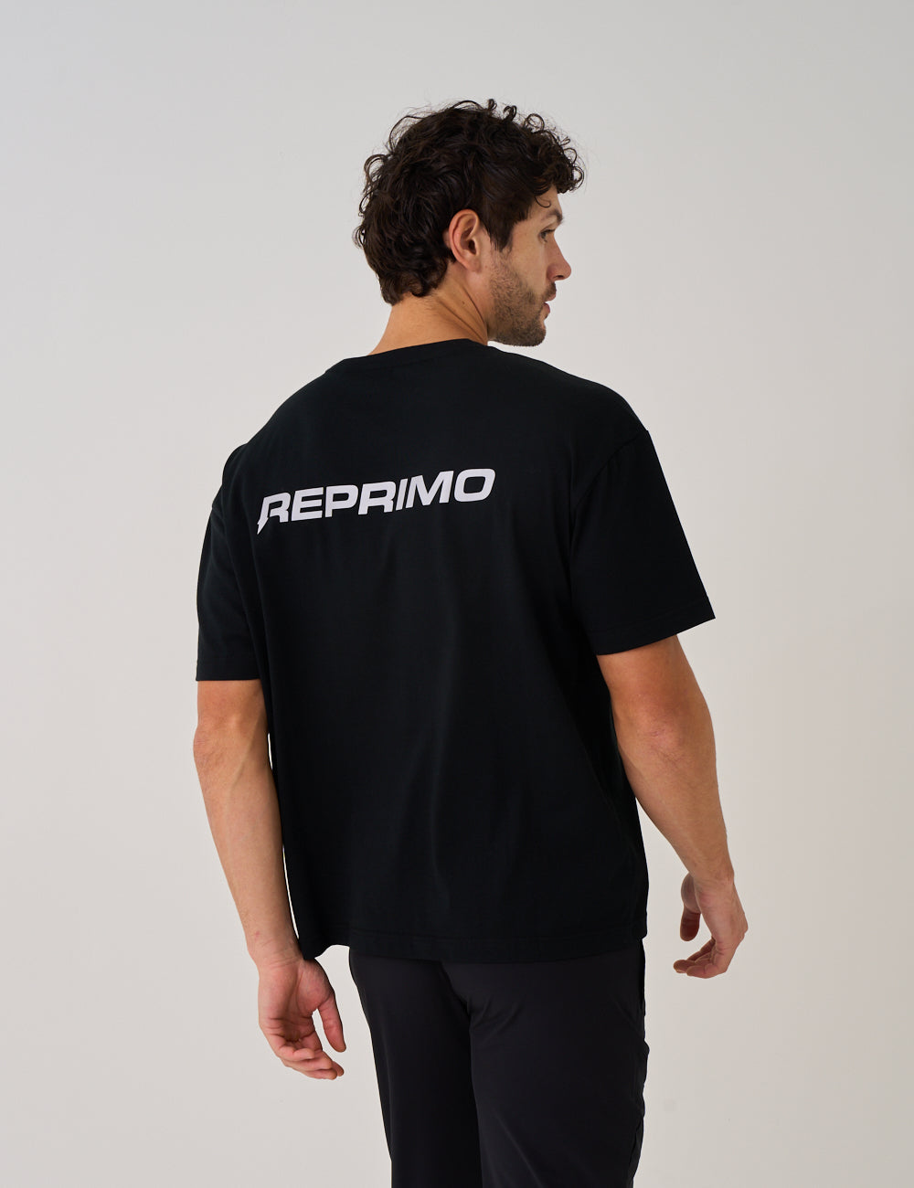 COLLECTIVE OVER SIZED T-SHIRT - BLACK-4