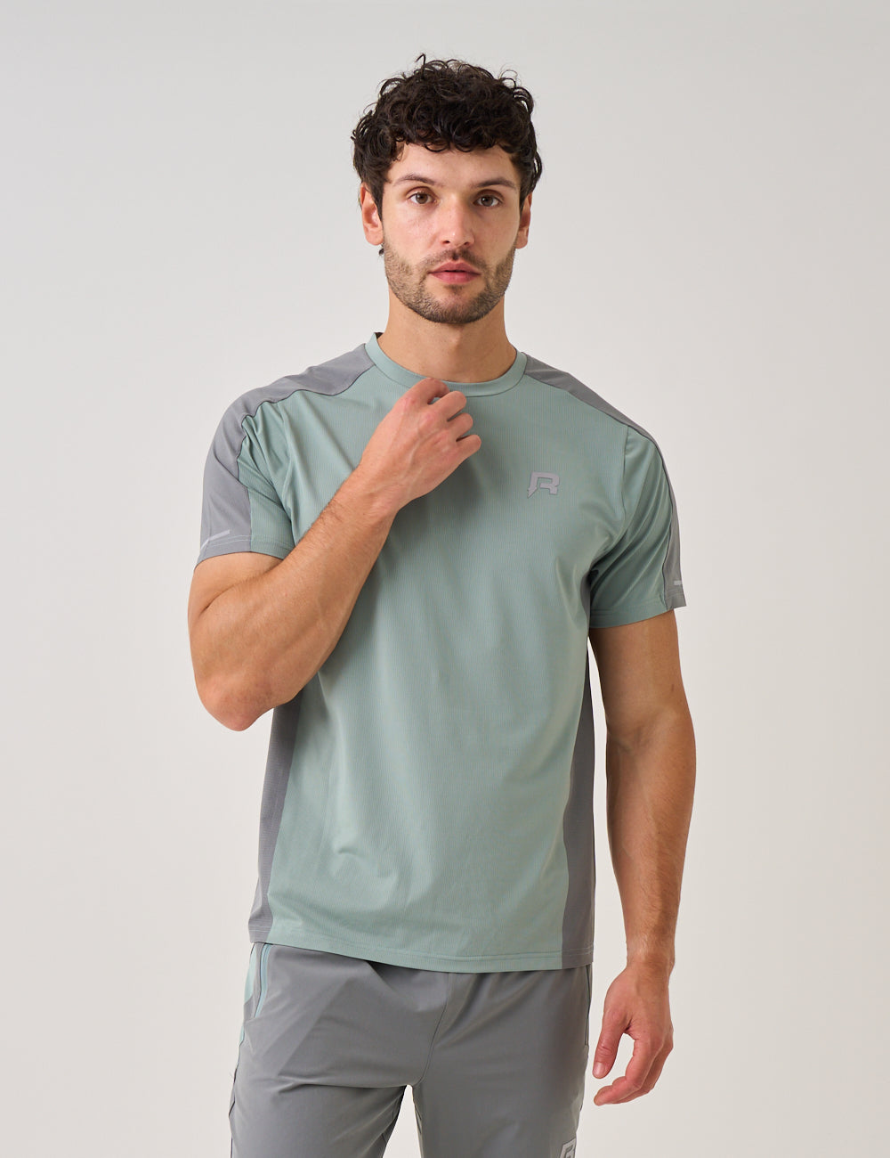 NOVA  T-SHIRT - BOTTLE GREEN / DARK SAGE-4