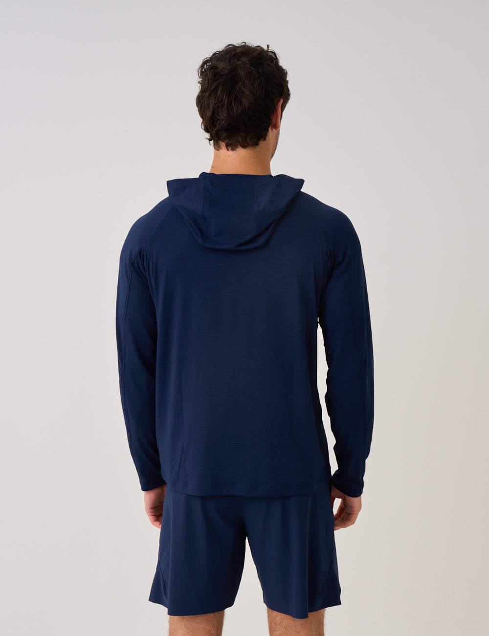 ECHO TRAINING HOODIE - NAVY