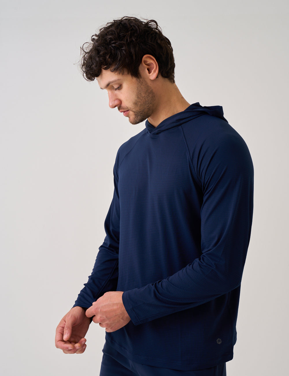 ECHO TRAINING HOODIE - NAVY-5
