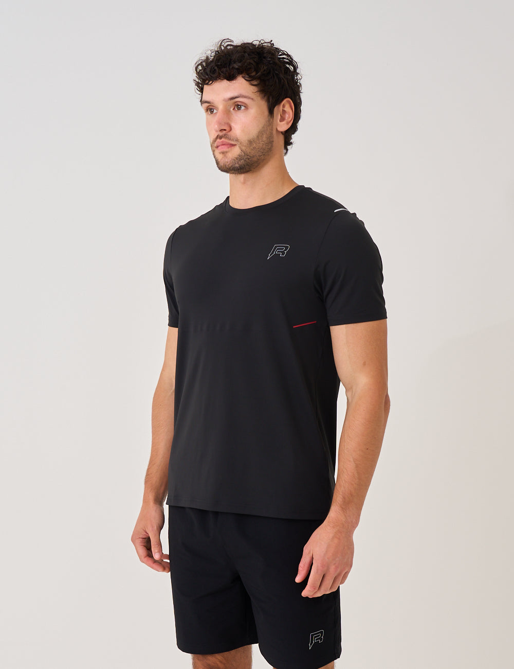 SUMMIT T-SHIRT - BLACK / RED-2