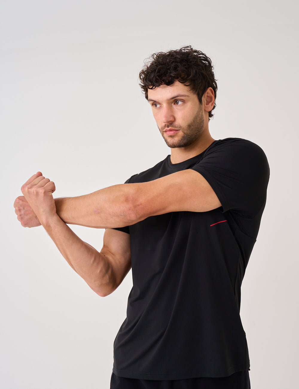 SUMMIT T-SHIRT - BLACK / RED-5