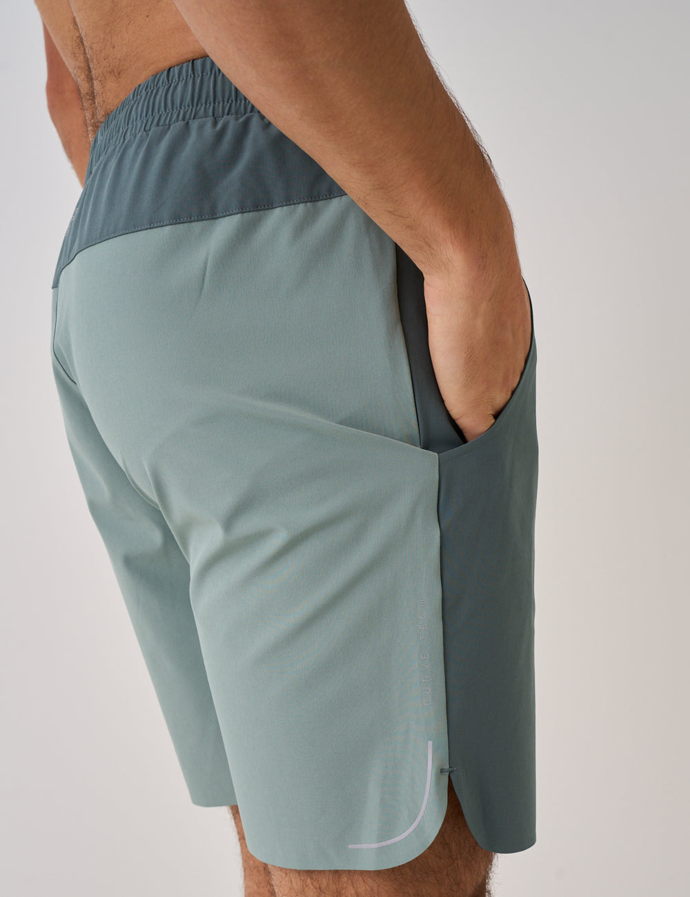CURVE SHORT - URBAN FERN / BOTTLE GREEN-4