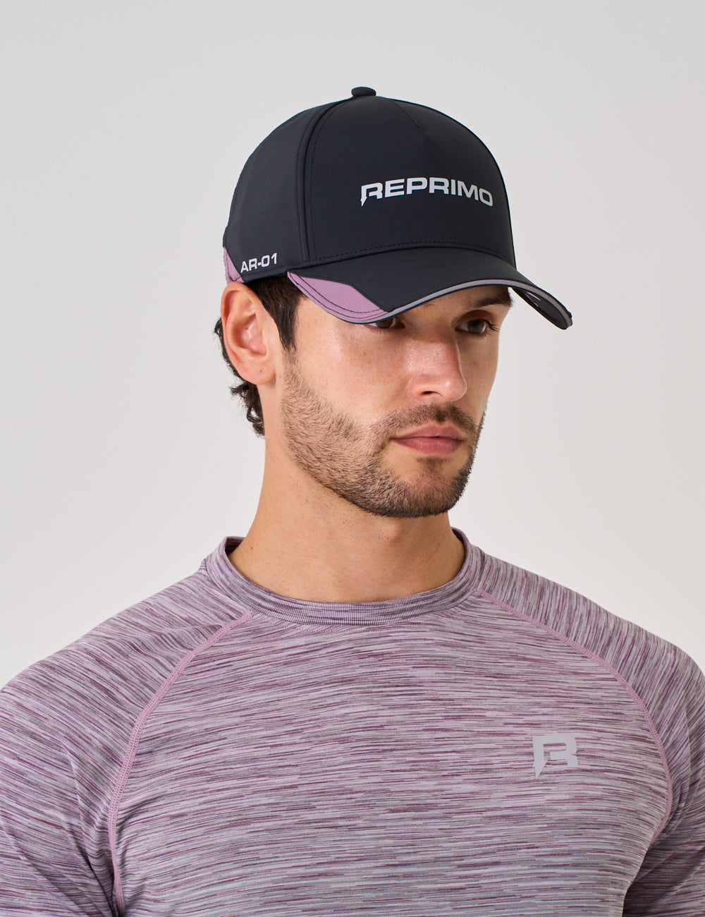AR-01 CAP - BLACK / MAUVE-5