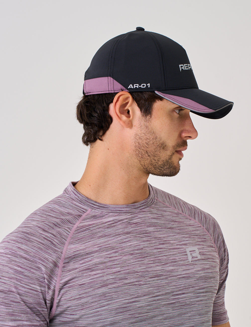 AR-01 CAP - BLACK / MAUVE-6